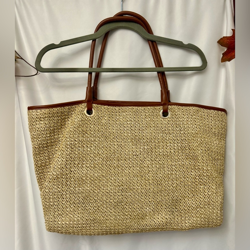 Stylish Tan and Brown Women's Tote Bag